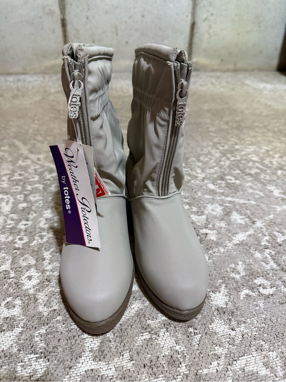 totes Light Gray Weather-Ready Ankle Boots